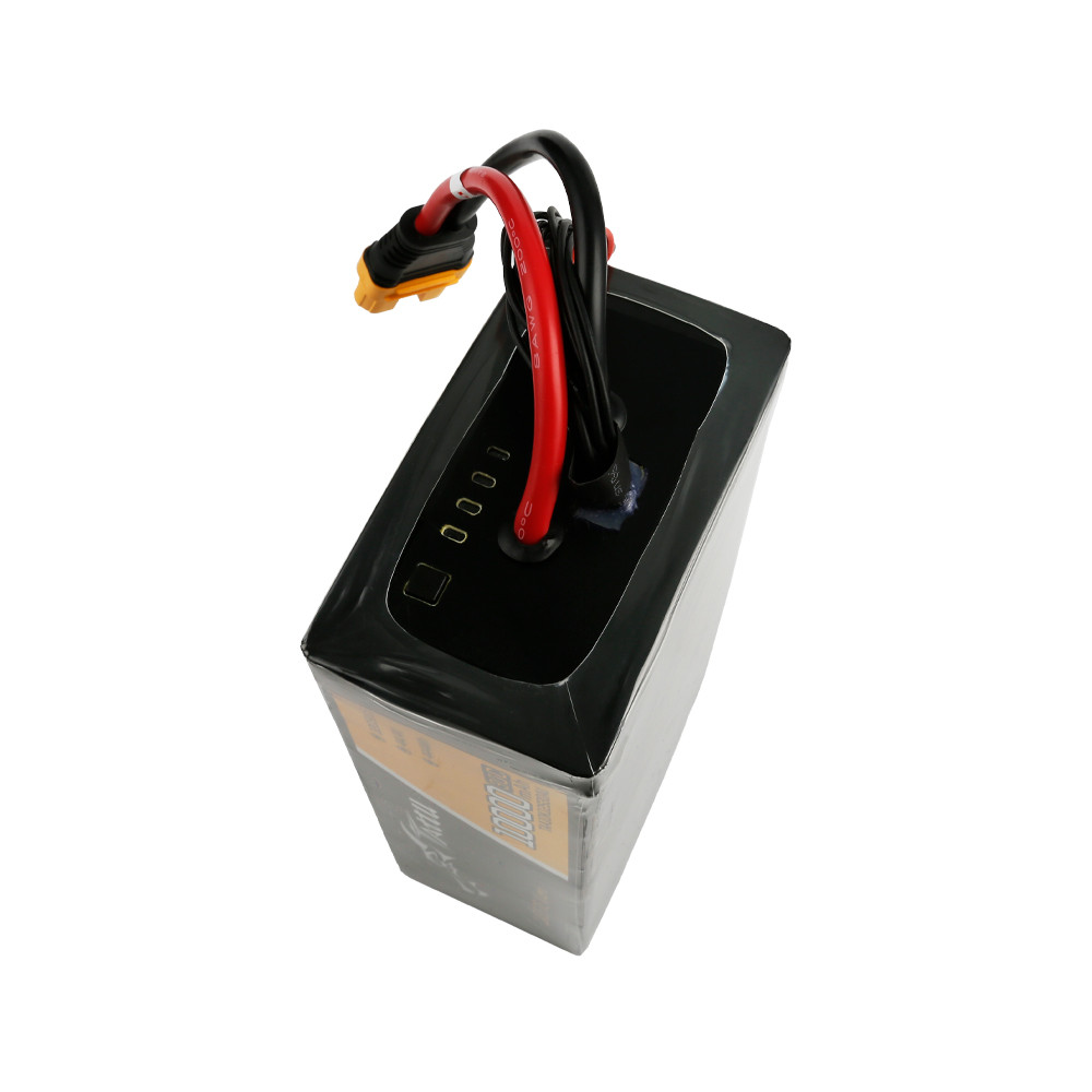 Tattu 44.4V 30C 12S 10000mAh Lipo Battery Pack with AS150U Plug for UAV Drone
