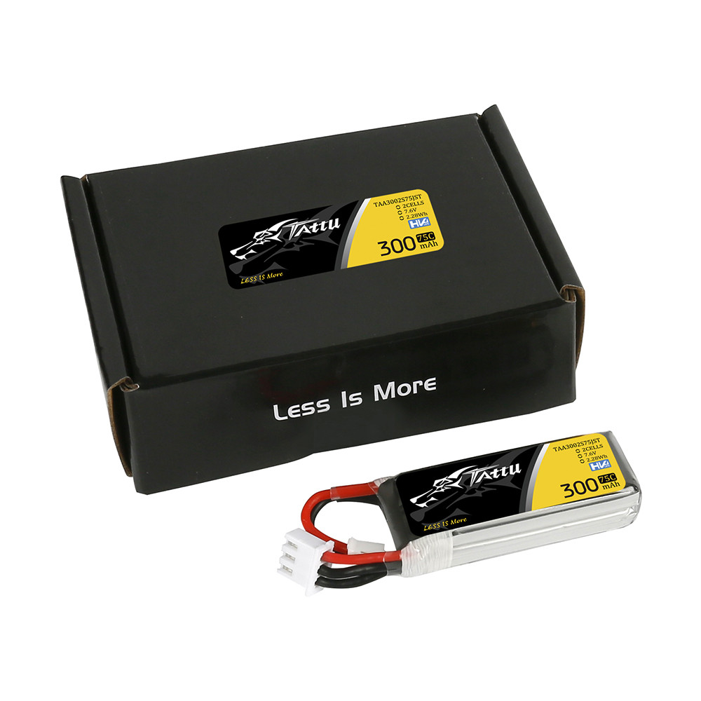 Tattu 300mAh 2S 75C 7.6V Lipo Battery Pack with JST-PHR Plug - Image 5
