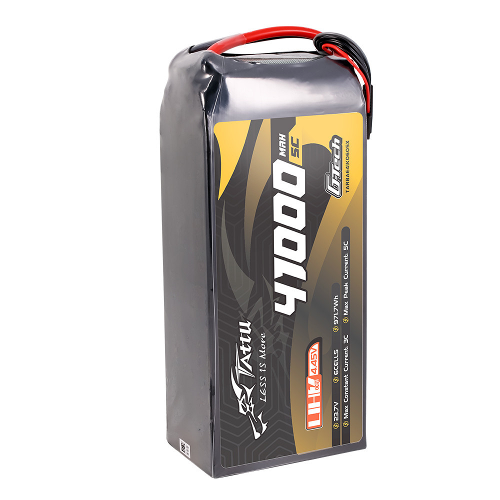 Tattu Ultra High Voltage 41000mAh 5C 23.7V 6S1P G-Tech Lipo Battery with QS8 Plug