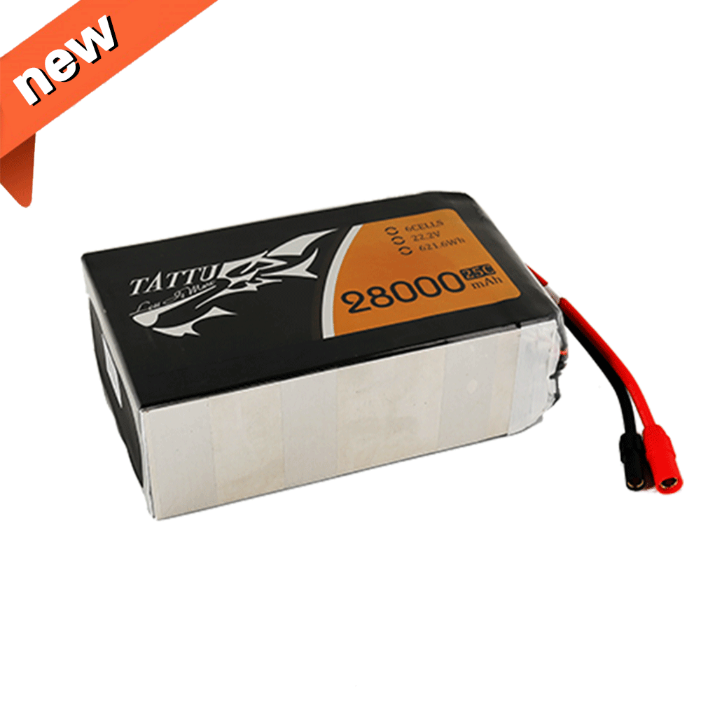 Tattu 28000mAh 6s 25C 22.2V Lipo Battery Pack with AS150 +XT150 Plug - Image 3