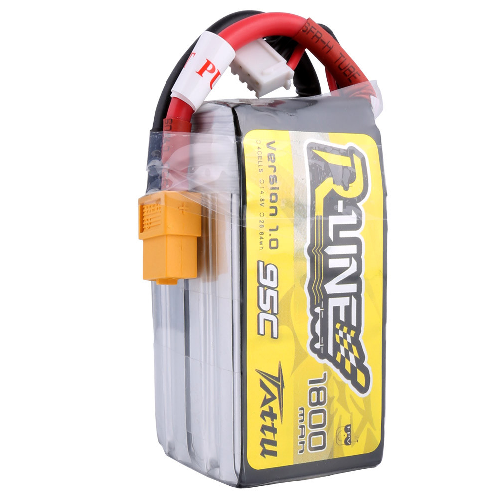 Tattu 1800mah 4S 95C R-Line Lipo Battery with XT60 Plug - Image 3