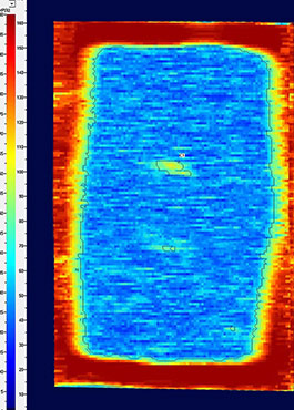 NS series post-impact ultrasonic C-scan