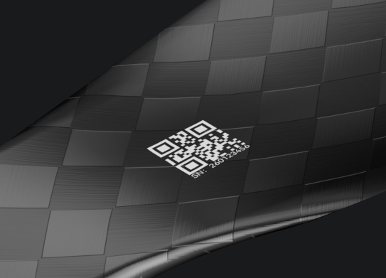 HEP-L molded QR code